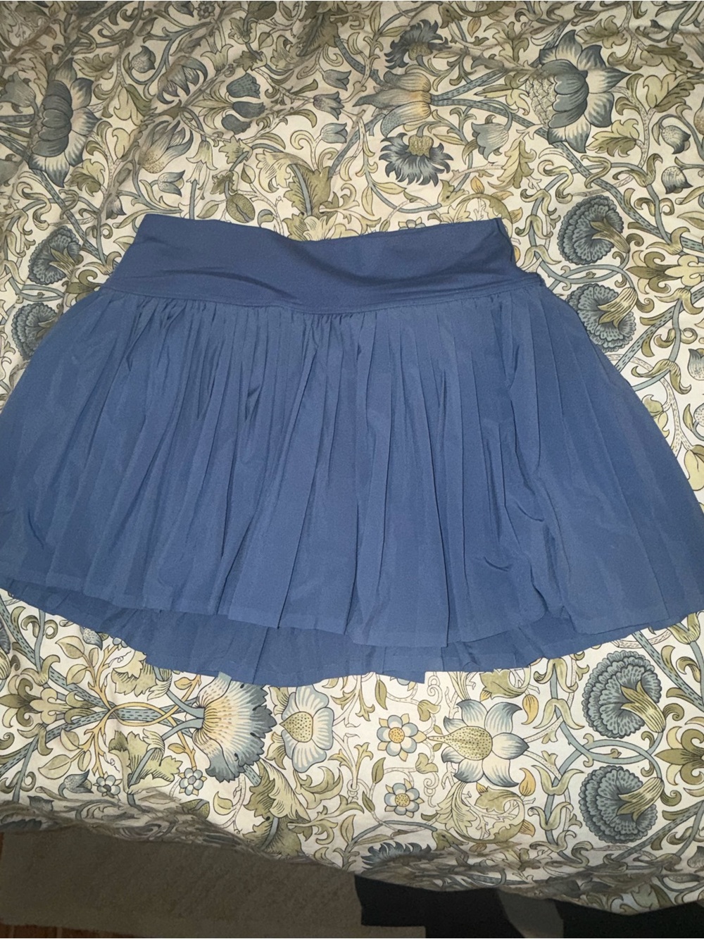 Offline by Aerie Blue Pleated Women's Skort with Wide Waistband